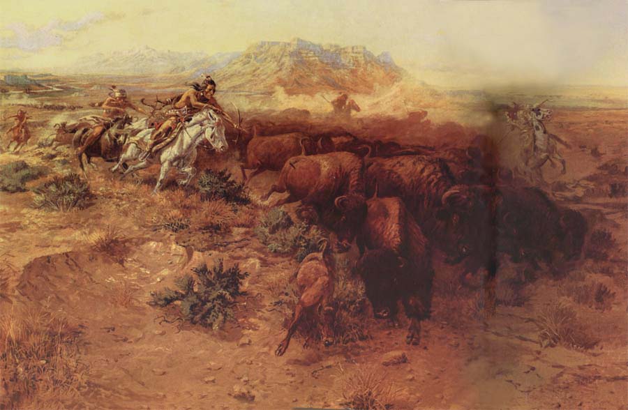 The Buffalo hunt